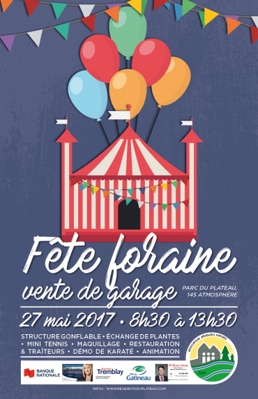 FÊTE FORAINE – Vente de garage