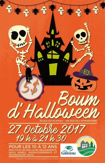 BOUM de l’Halloween au gym Des Deux-Ruisseaux