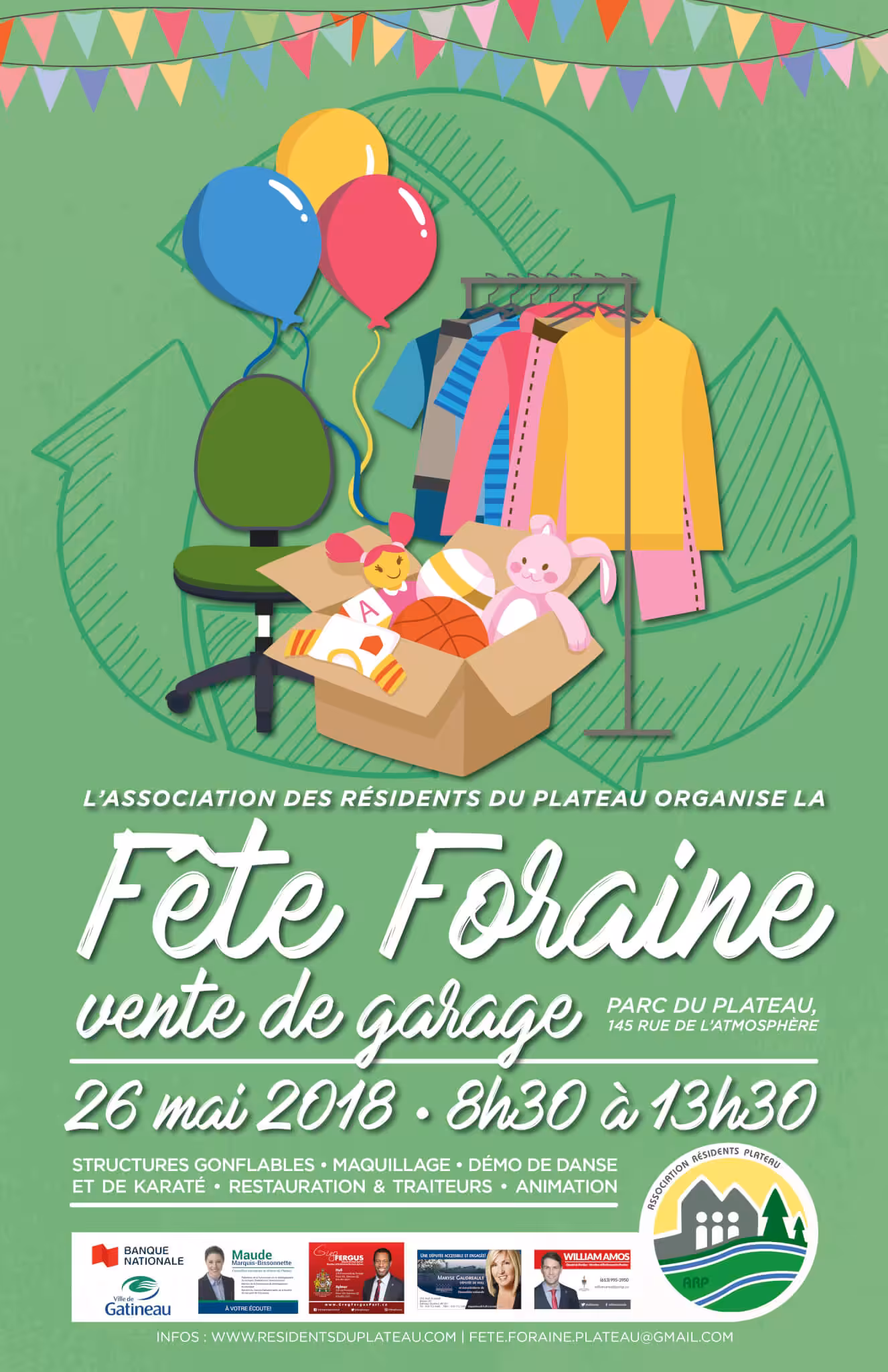 Fête foraine – Vente de garage 2018