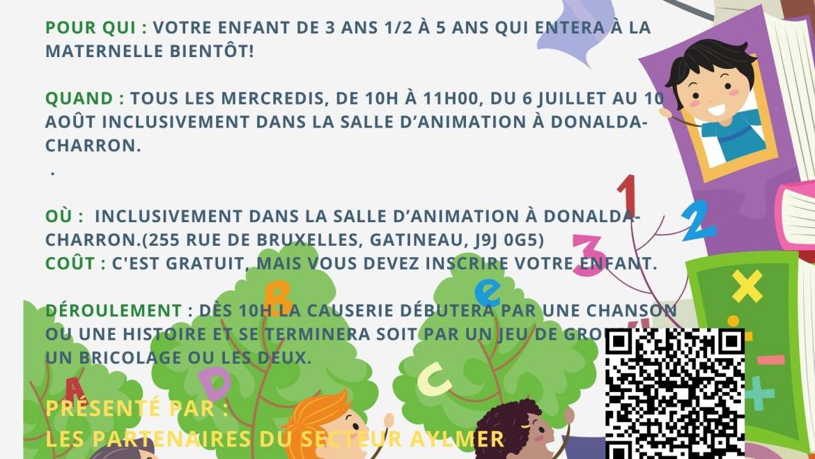 1-2-3 prêt pour la maternelle!