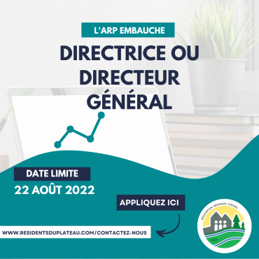 Offre d’emploi – Directeur(trice) général(e)