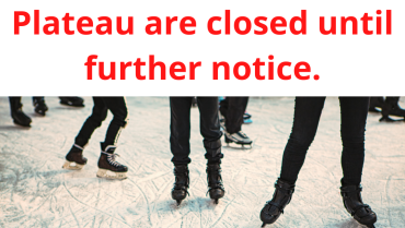 Ice Rinks activities cancelled
