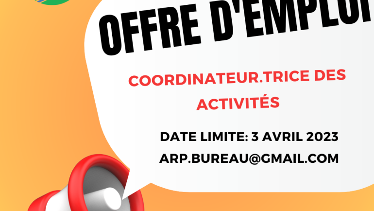 Offre d’emploi
