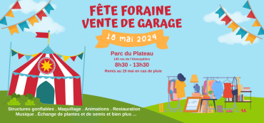 Fête foraine – Vente de garage