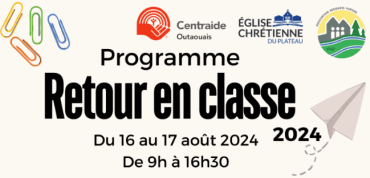 Les inscriptions au programme retour en classe sont en cours