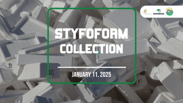 Save the date : the styrofoam collection is back in 2025