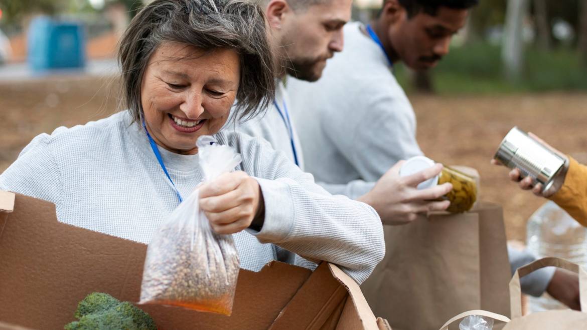 Une aide alimentaire mensuelle dans le Plateau