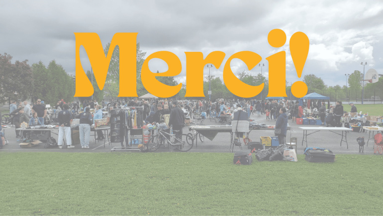 Un immense merci à vous tous!