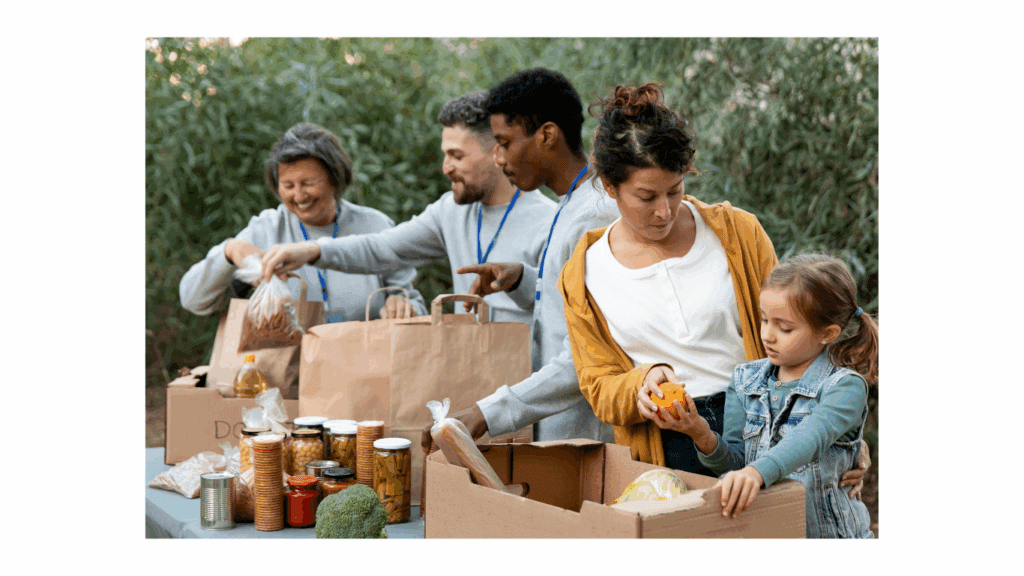 Food bank distribution