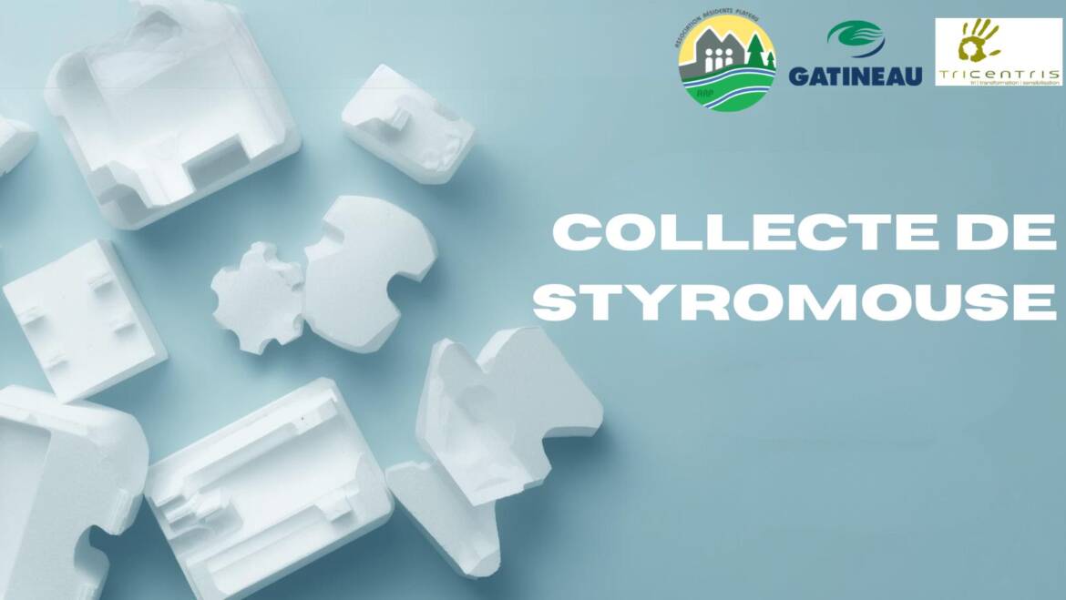 Recyclez vos emballages en styromousse le 10 janvier