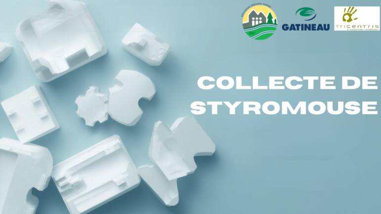 Recyclez vos emballages en styromousse le 10 janvier