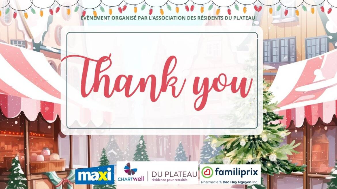 Successful first edition of the Plateau Christmas Market