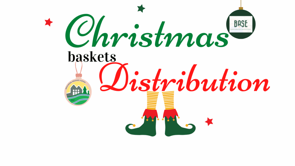 Christmas baskets distribution