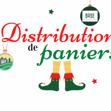 Distribution des paniers de Noël