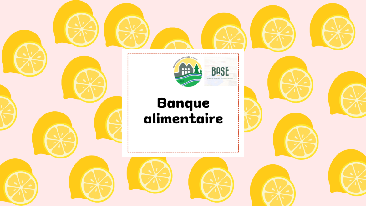 Prochaines distributions de la Banque alimentaire