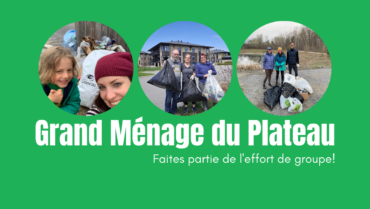 Le printemps commence avec un Plateau propre