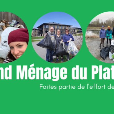 Le printemps commence avec un Plateau propre