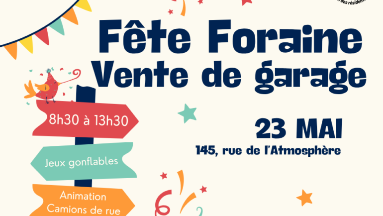 Fête Foraine et Vente de garage