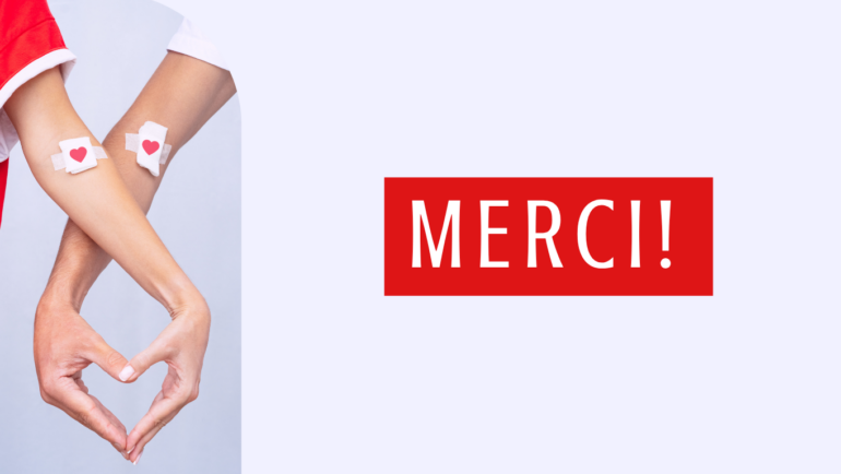  Mission accomplie pour la collecte de sang du Plateau!